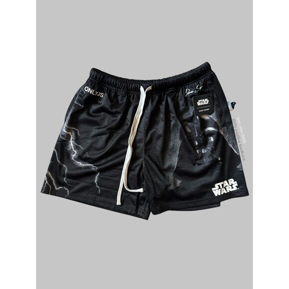 Darc Sport x Star Wars The Power Of The Dark Side Vader Mesh Shorts Men’s XL NWT